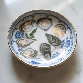 Oysters Porcelain Trinket Dish Idlewild Co.