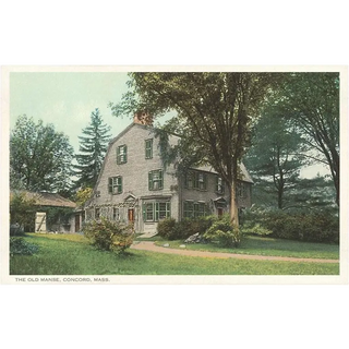 Mass. Art Print: Old Manse, Concord (12.5" x 18")