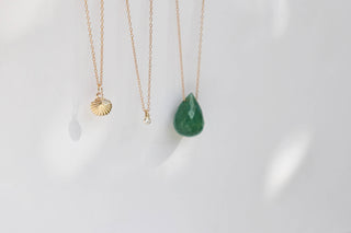 Delicate Seashell Necklace | Handcrafted in Rhode Island | 14k Gold Filled