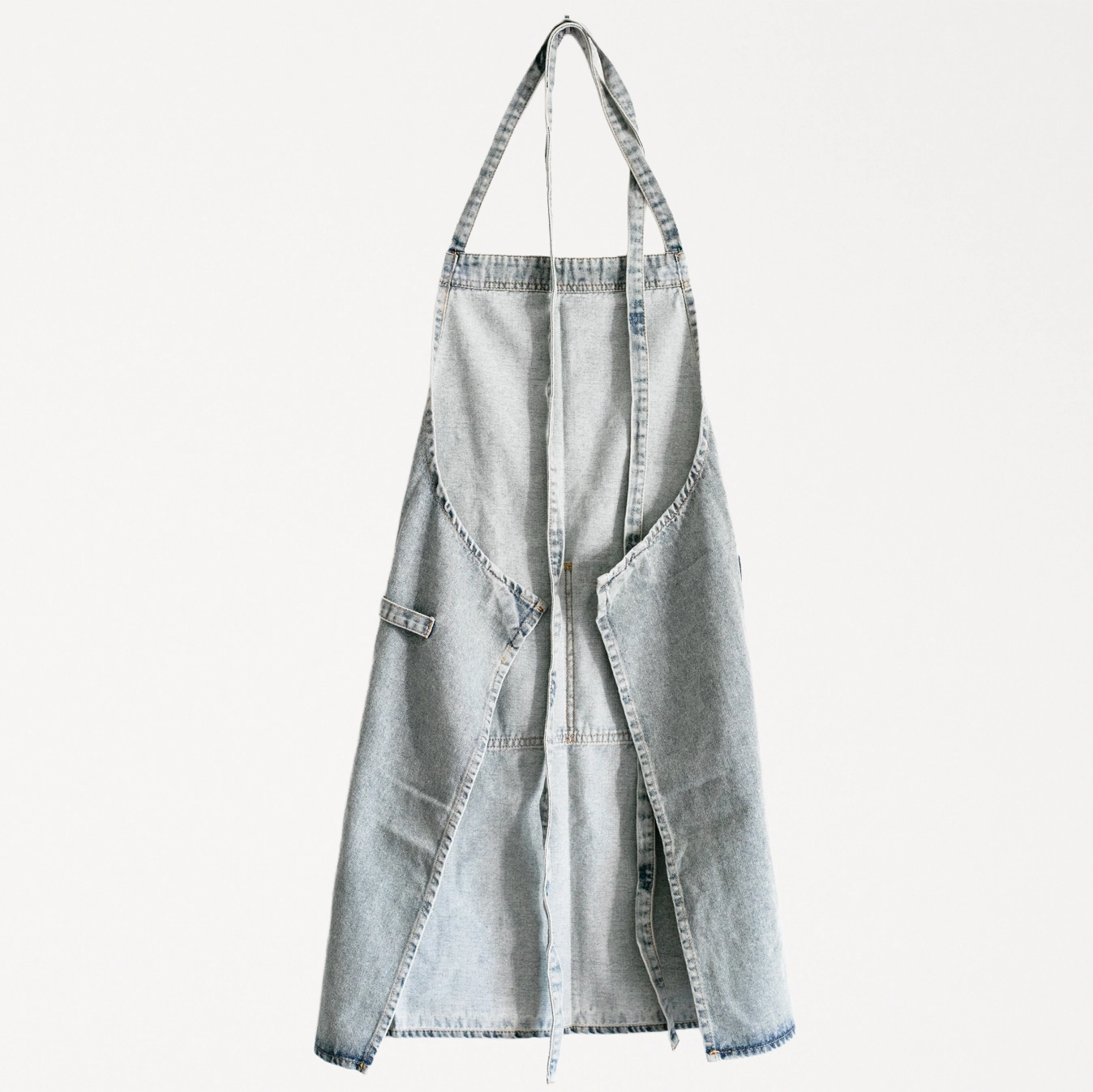 Washed Denim Apron Fodory