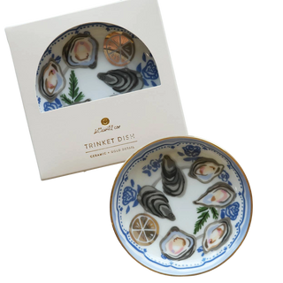 Oysters Porcelain Trinket Dish Idlewild Co.