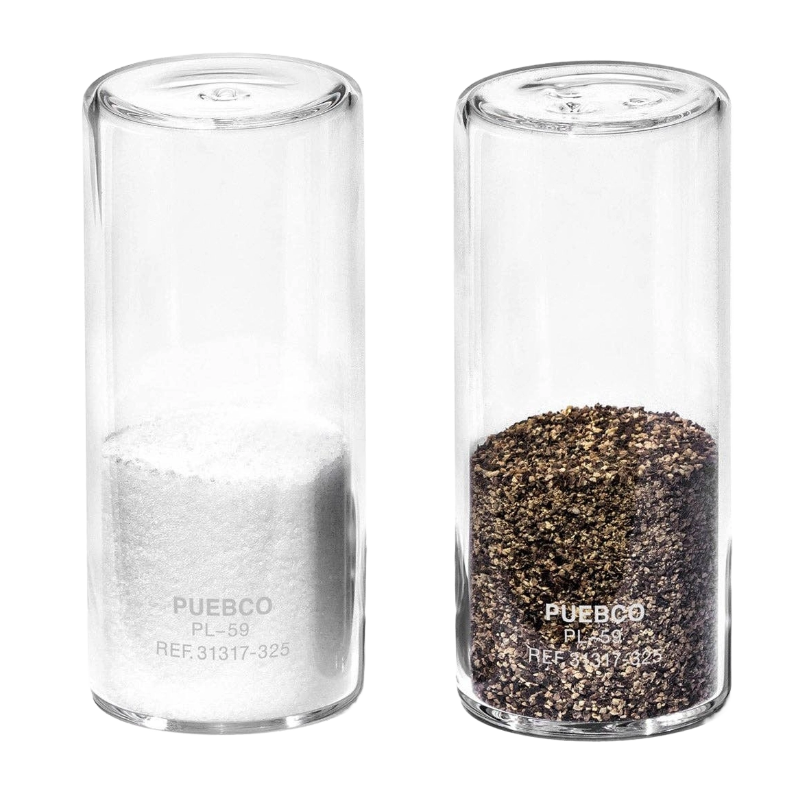 Puebco | Glass Salt and Pepper Shakers