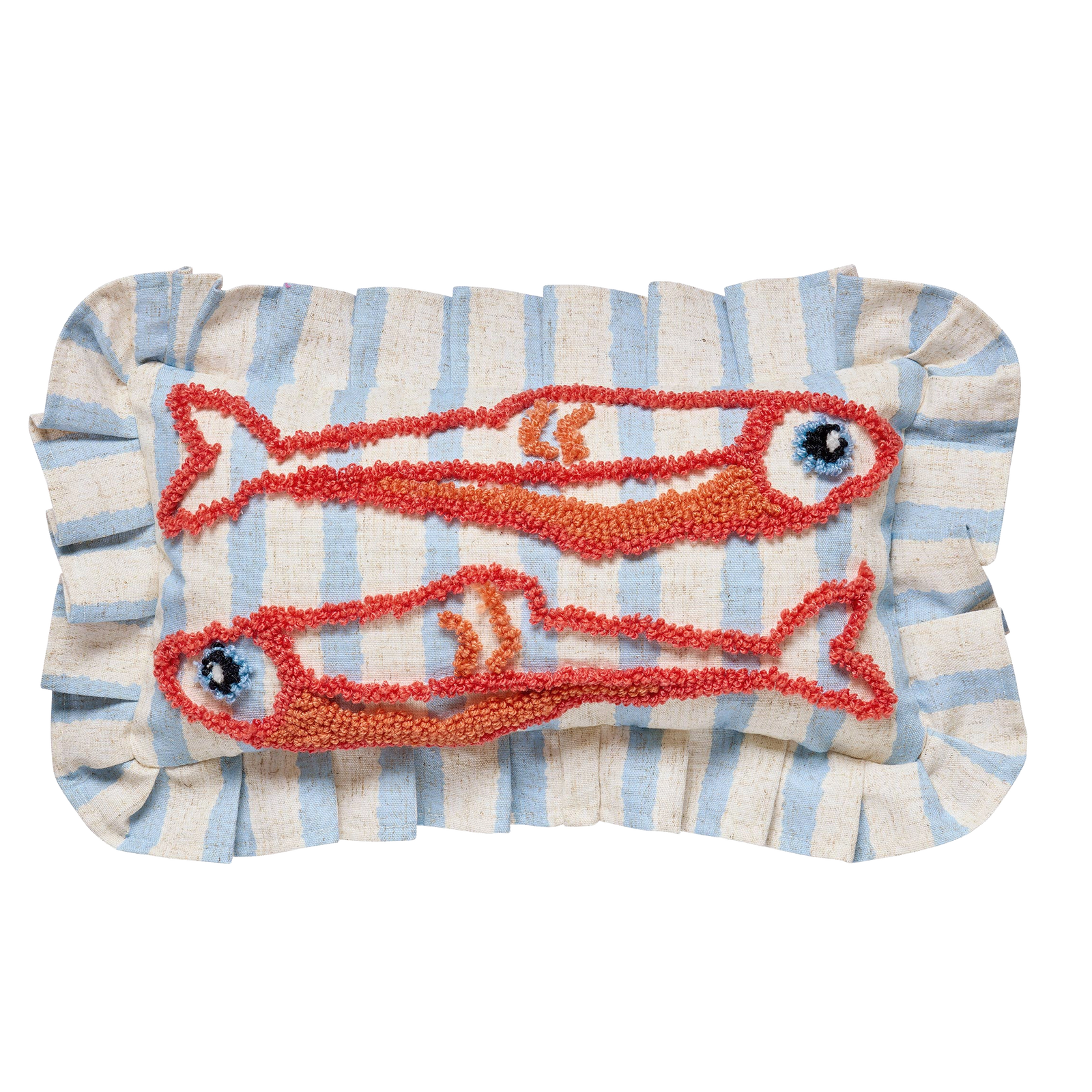 Sardines Tufted Hook Pillow