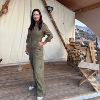 The Farmer's Daughter | Garden Linen Jumpsuit