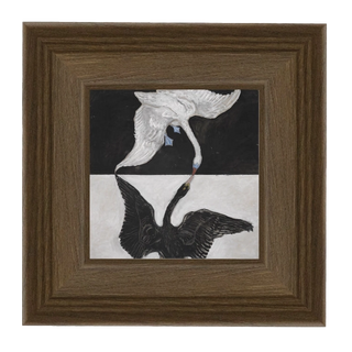 The Swan 1915 Framed Canvas Art