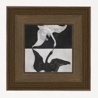 The Swan 1915 Framed Canvas Artwork Petal Lane Home