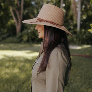 The Farmer's Daughter | Wide-brimmed Garden Hat (UPF 50+)
