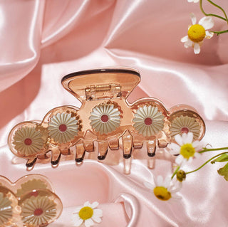 Eclipta XL Claw - Acetate Daisy Flower Large Hair Clip