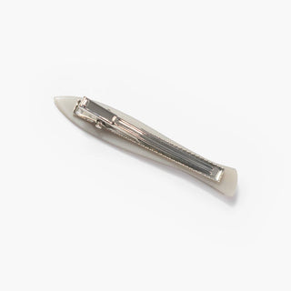 Sardine Clip Set - Silver Acetate Fish Alligator Hair Clips