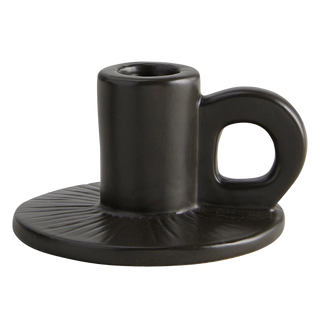 Fluted Chamberstick Candle Holder