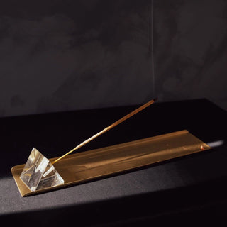 Puebco | Prism Incense Holder w/ Brass Tray