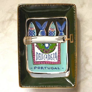 Sardines Porcelain Trinket Dish