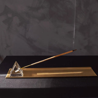 Puebco | Prism Incense Holder w/ Brass Tray
