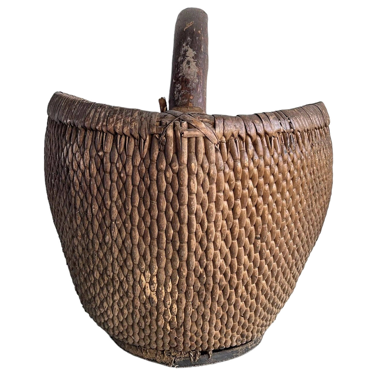 Antique Round Handle Basket Blue Ocean Traders