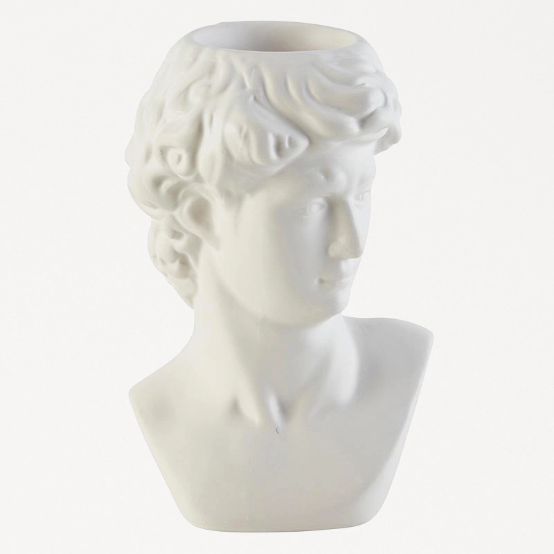 Ceramic Face Statue 47th & Main (Creative Brands)