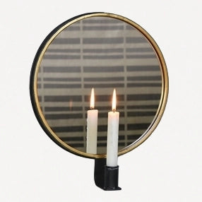 Mirrored Candle Sconce HomArt