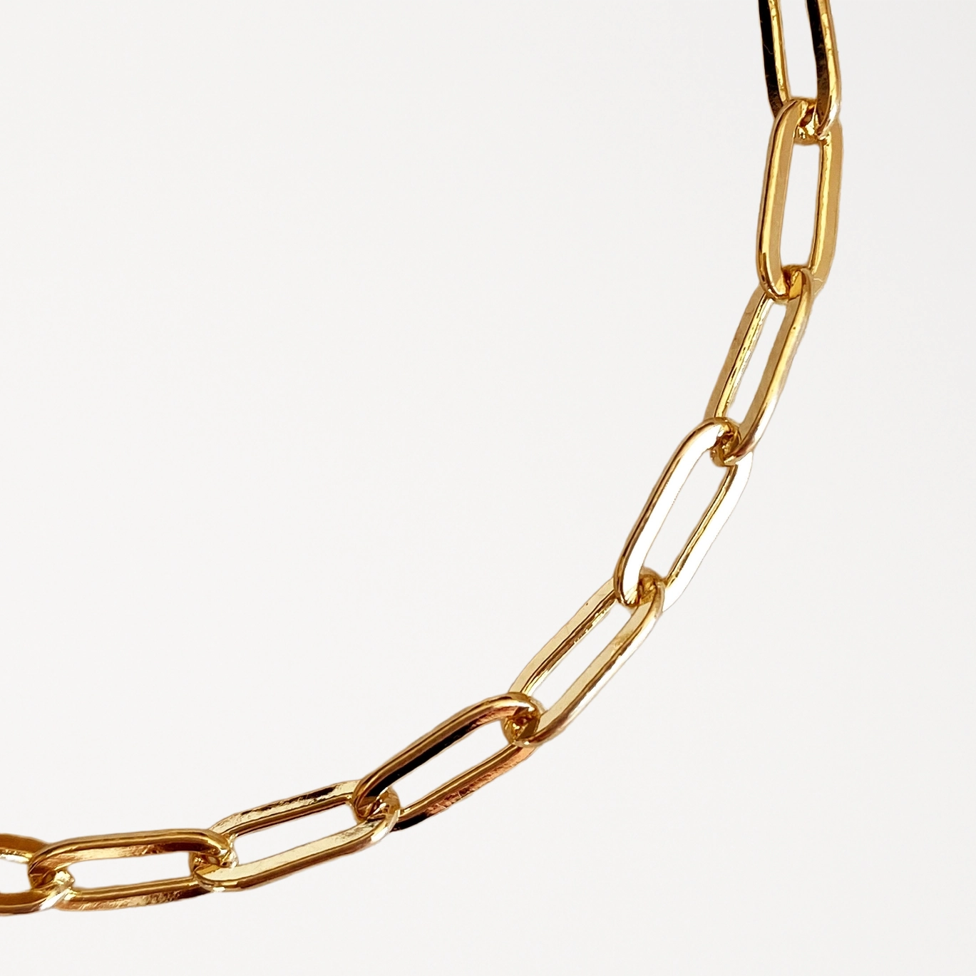 Short Link Paperclip Bracelet, Handcrafted In Brazil GoldFi