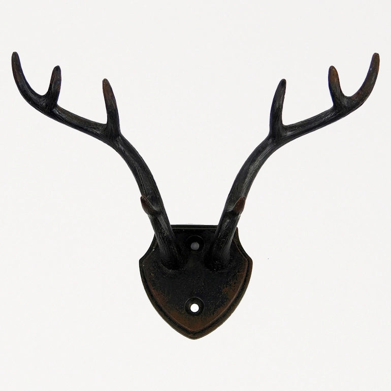 Pewter Antler Wall Hook Vagabond Vintage