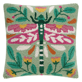 Folk Dragonfly Hook Pillow