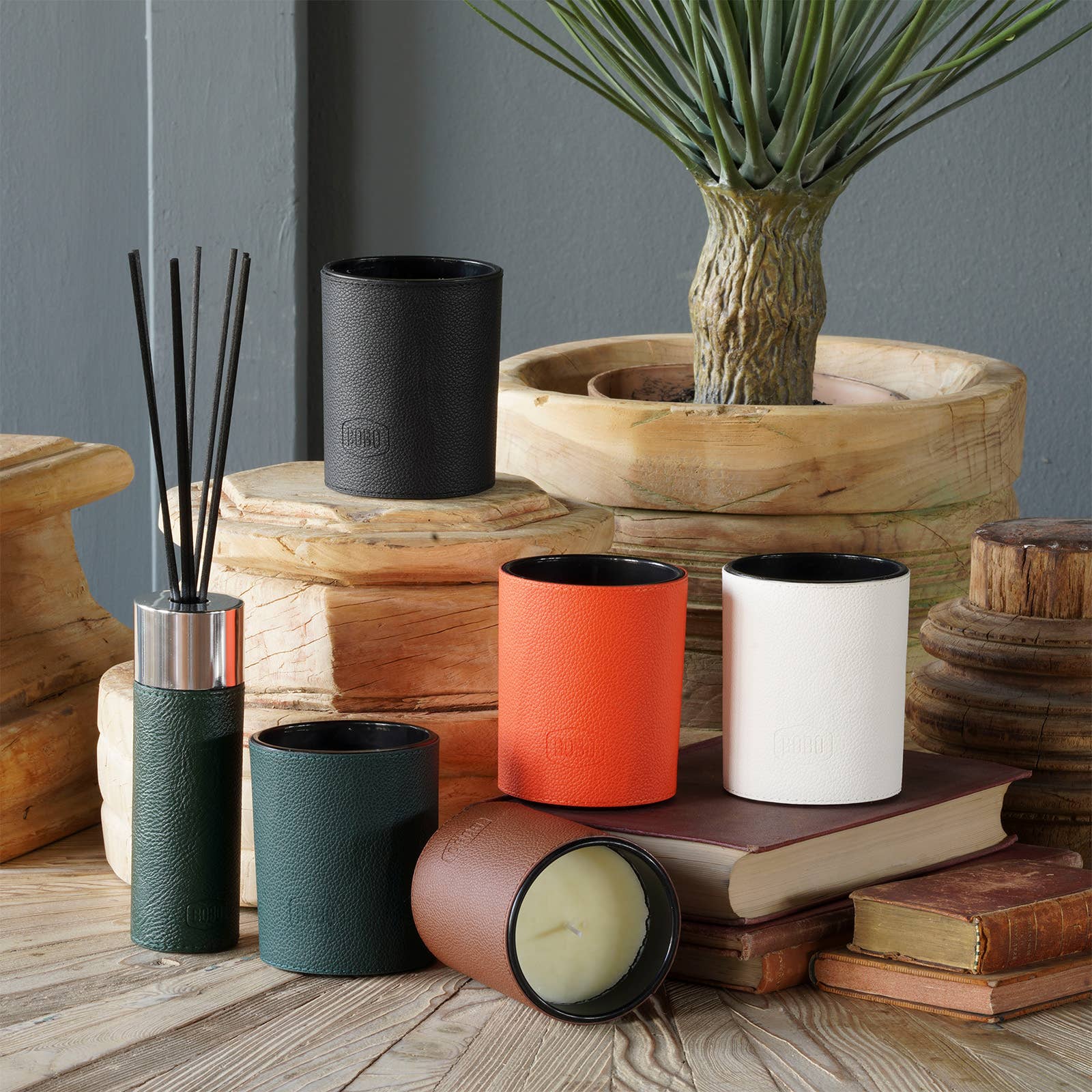 Pin & Cypress Green Candle & Whiskey Tumbler Blue Ocean Traders