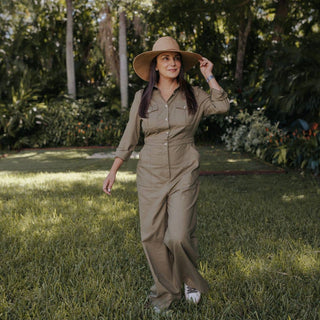 The Farmer's Daughter | Garden Linen Jumpsuit