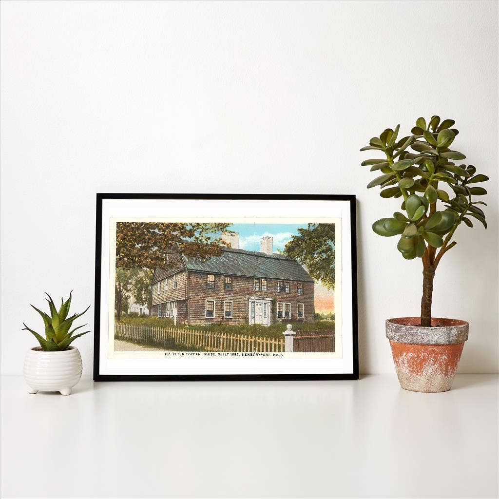 Mass. Art Print: Toppan House, Newburyport (12.5" x 18") Found Image Press
