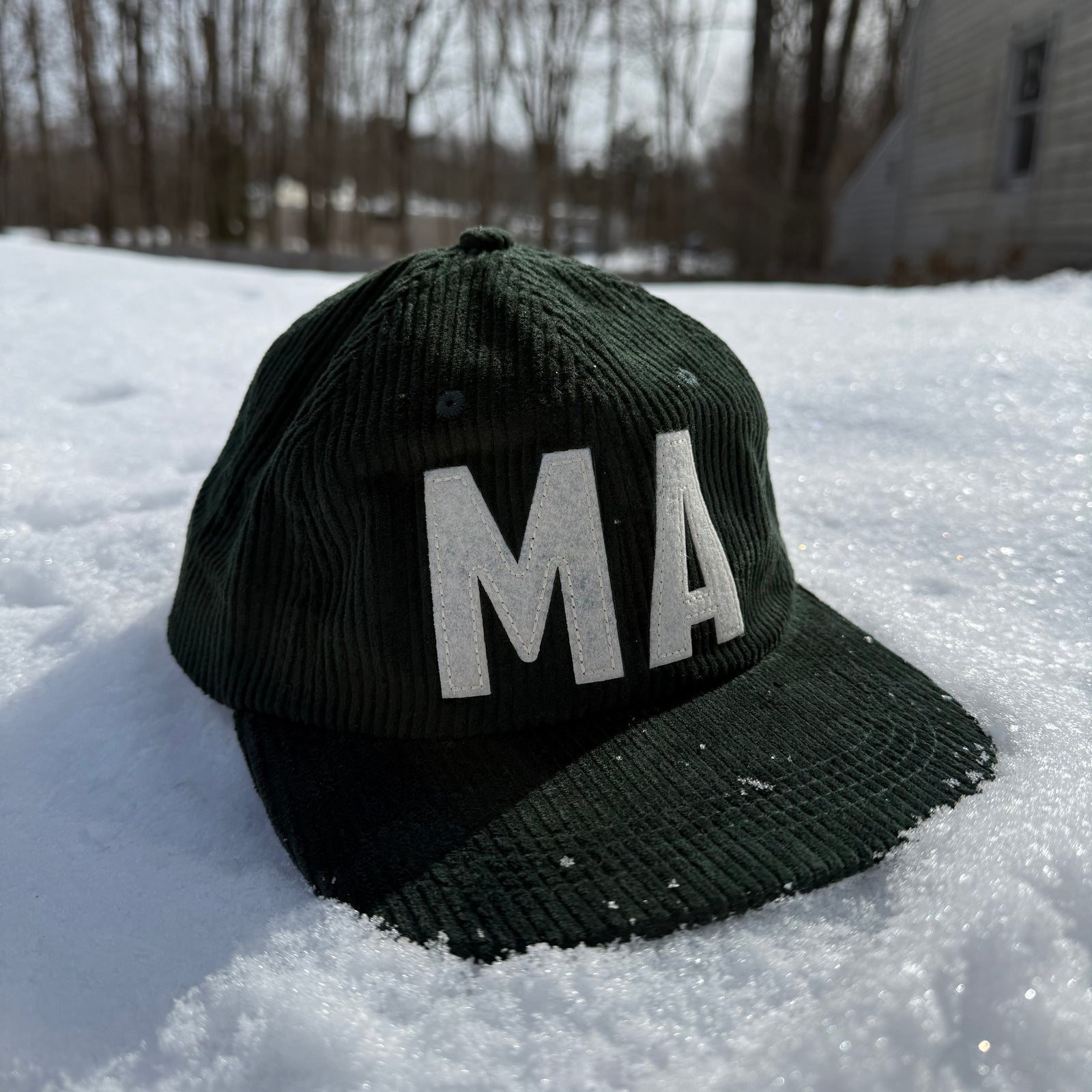 The MA Letterman Corduroy Hat