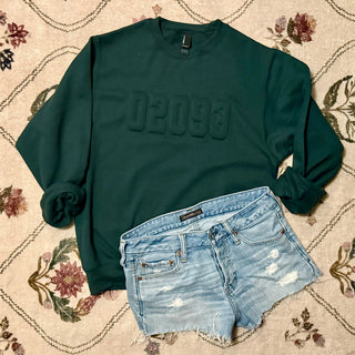 02093 Puff-Embroidered Sweatshirt Wren Supply Co.