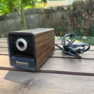 Panasonic Auto-Stop Pencil Sharpener (Woodgrain)