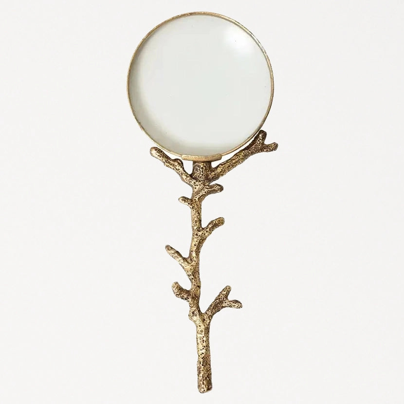 Gilded Branch Magnifying Glass Vagabond Vintage