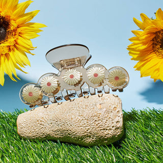 Eclipta XL Claw - Acetate Daisy Flower Large Hair Clip