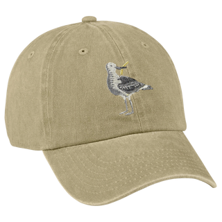 Bird With A Fry Baseball Cap Primitives by Kathy