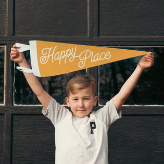 Happy Place Felt Pennant Benoit's Design Co.