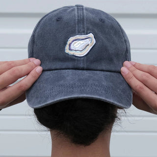 Oyster Embroidered Baseball Cap Idlewild Co.