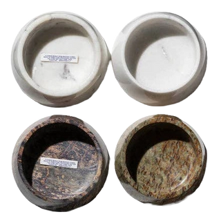 Puebco | Marble Pet Bowl