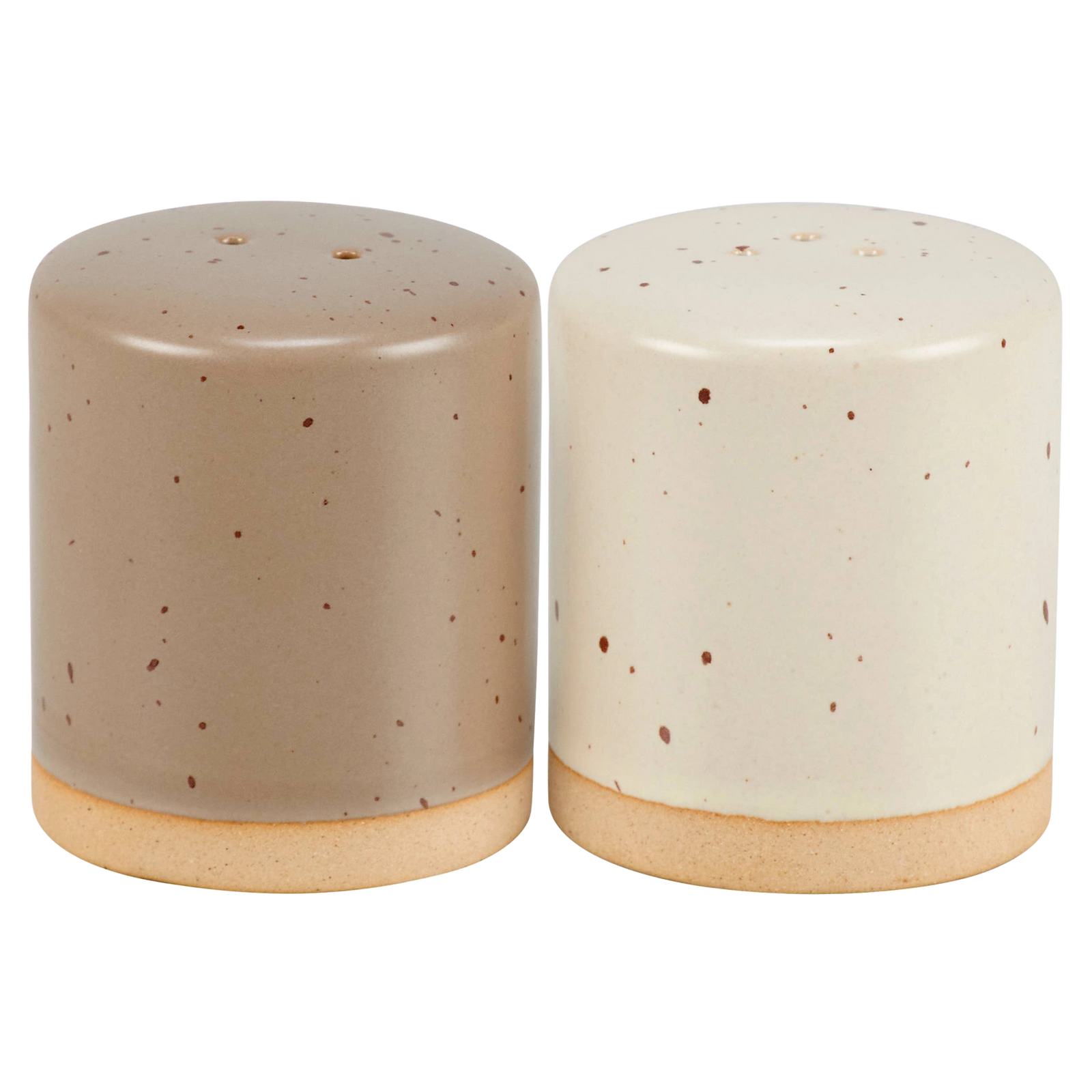 Stoneware Salt and Pepper Shakers Primitives by Kathy