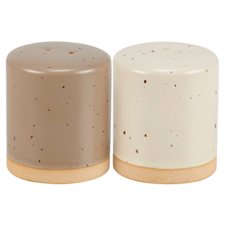 Stoneware Salt and Pepper Shakers Primitives by Kathy