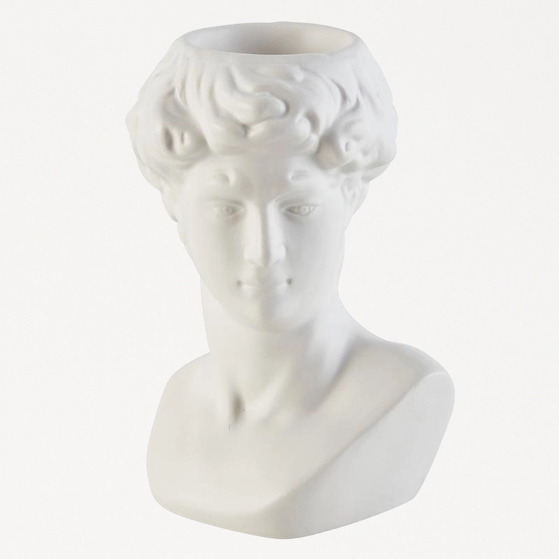 Ceramic Face Statue 47th & Main (Creative Brands)