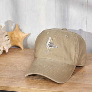 Bird With A Fry Baseball Cap Primitives by Kathy