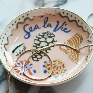Sea La Vie Porcelain Trinket Dish