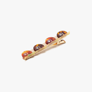 Escargot Clip - Acetate Tiny Snails Alligator Hair Clip