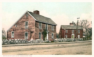 Mass. Art Print: Birthplace of John Quincy Adams (12.5" x 18") Found Image Press