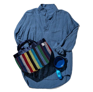 Puebco | Rainbow Towel Square Bag