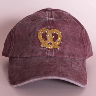 Pretzel Embroidered Hat
