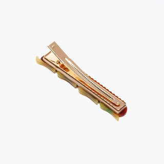 Escargot Clip - Acetate Tiny Snails Alligator Hair Clip