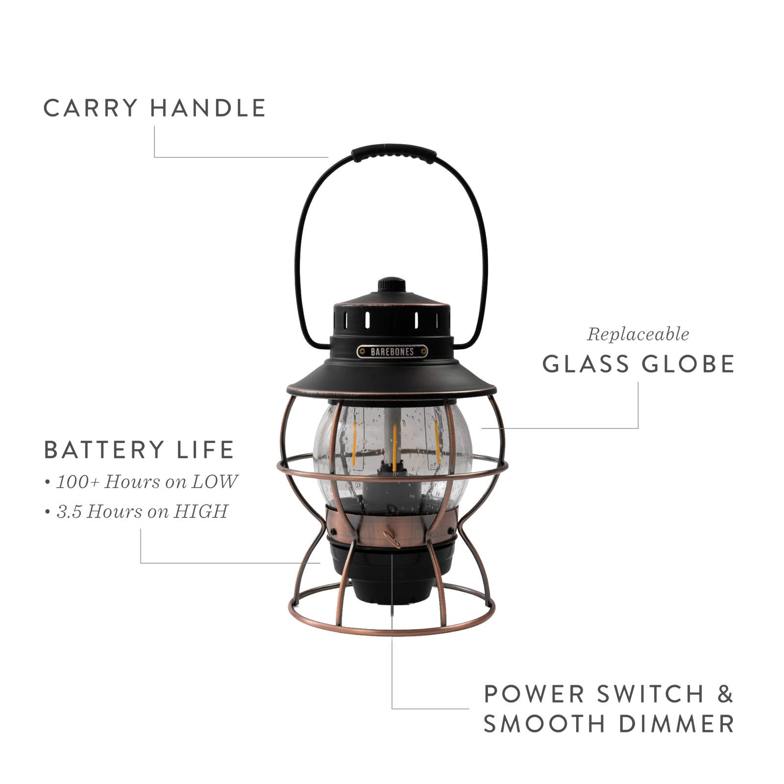 Barebones | Railroad Lantern Barebones