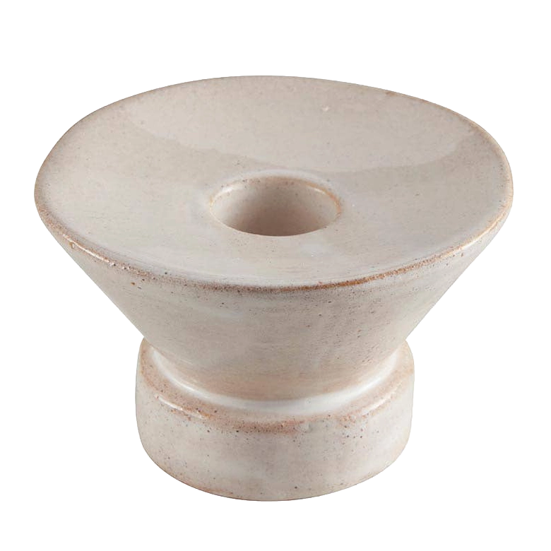 Glazed Ceramic Taper Holder 47th & Main (Creative Brands)