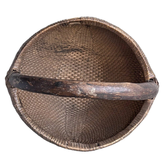 Antique Round Handle Basket Blue Ocean Traders